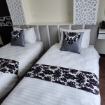 Twin room with two double beds